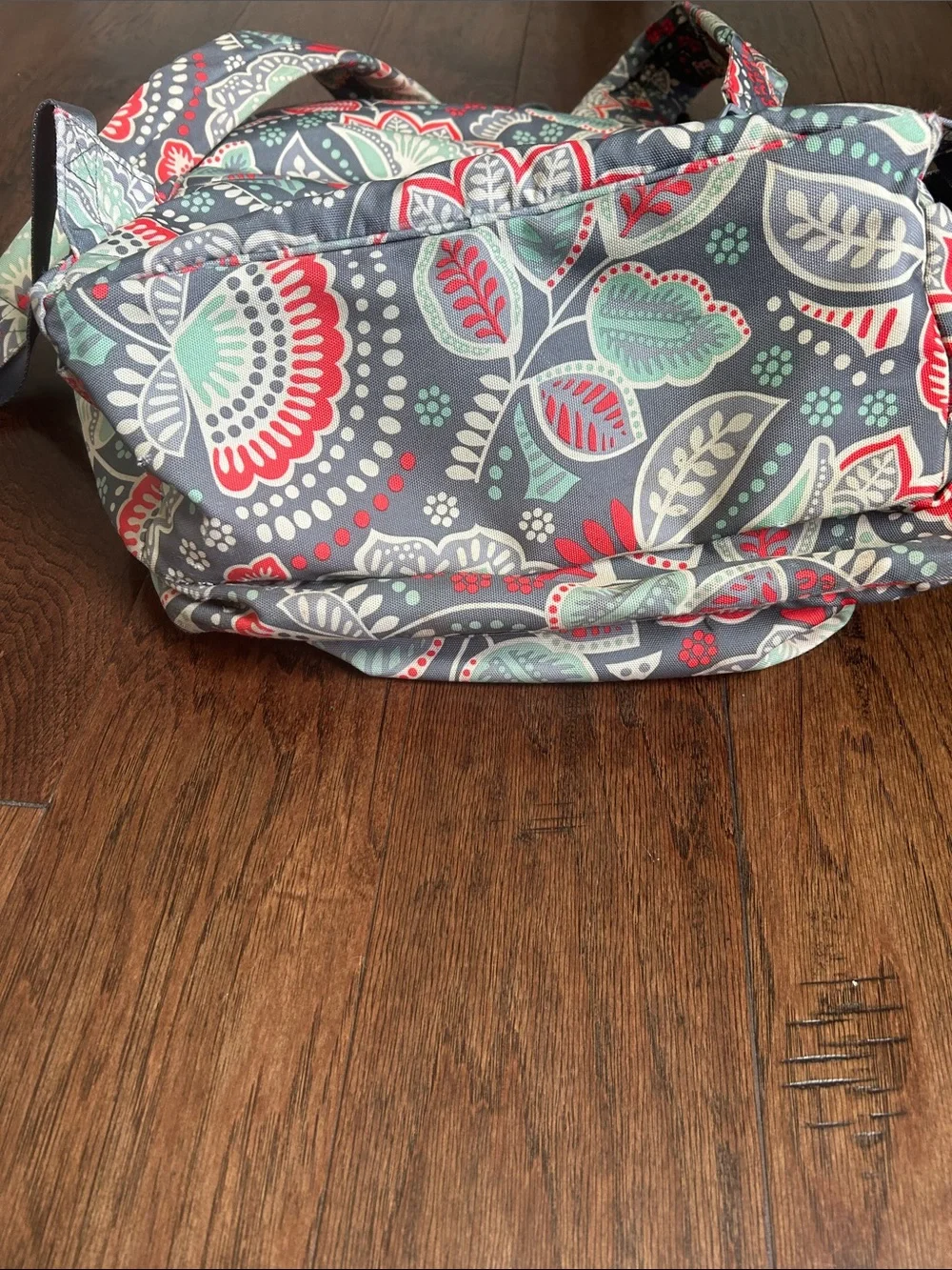 Vera Bradley lighten up canvas backpack Nomadic Floral pattern